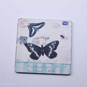 Butterfly Pattern Square Cup Mat/Cup Coaster