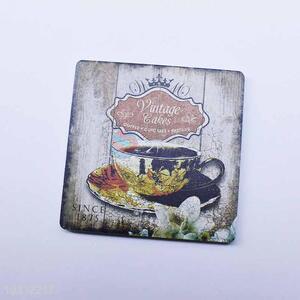 Coffee Pattern Square Cup Mat/Cup Coaster