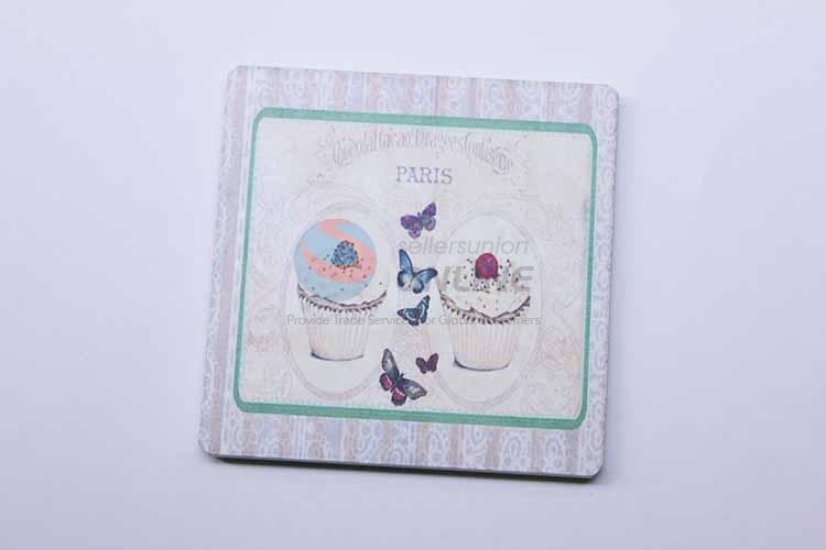 Cupcake Pattern Square Cup Mat/Cup Coaster