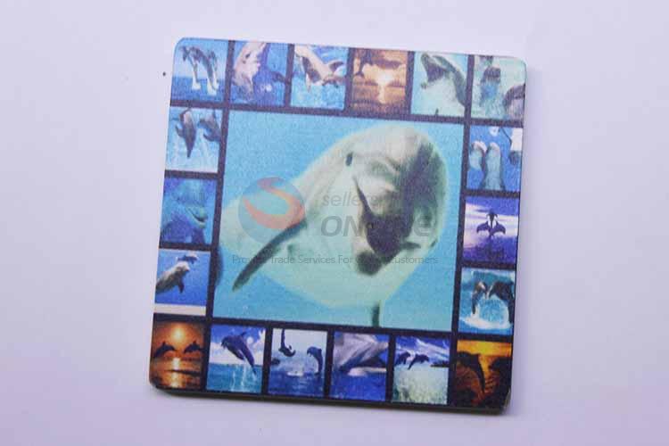 Dolphin Pattern Square Cup Mat/Cup Coaster