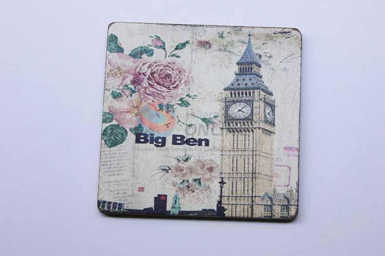 Big Ben Pattern Square Cup Mat/Cup Coaster