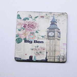 Big Ben Pattern Square Cup Mat/Cup Coaster