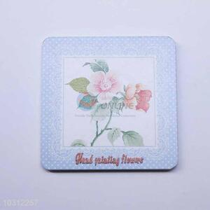 Flower Pattern Square Cup Mat/Cup Coaster