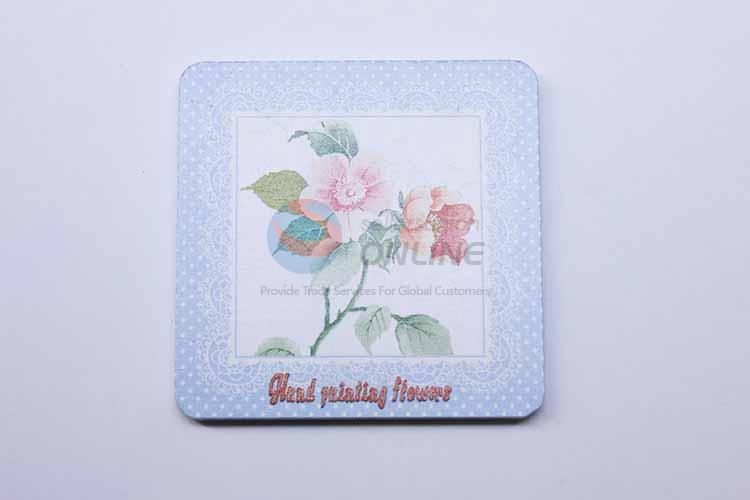 Flower Pattern Square Cup Mat/Cup Coaster