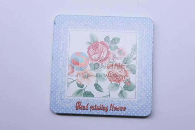 Flower Pattern Square Cup Mat/Cup Coaster