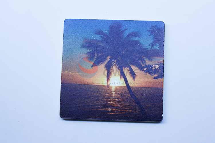 Coconut Tree Pattern Square Cup Mat/Cup Coaster