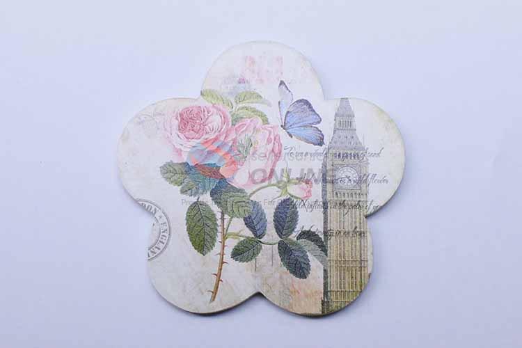 Flower Pattern Flower Shaped Cup Mat/Cup Coaster