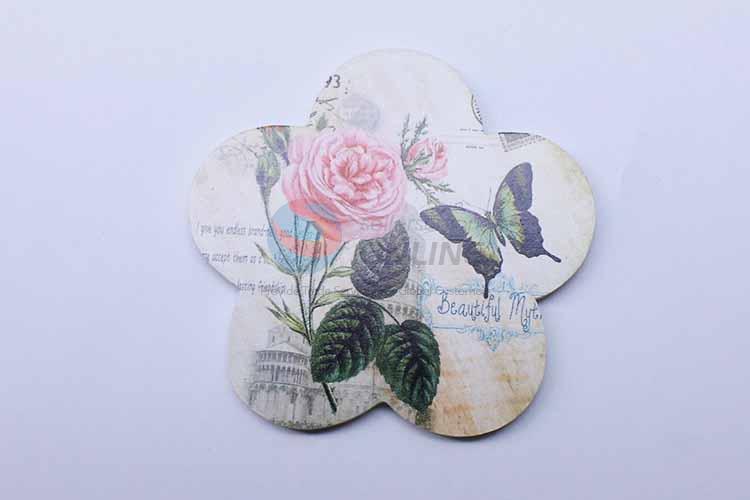 Flower Pattern Flower Shaped Cup Mat/Cup Coaster