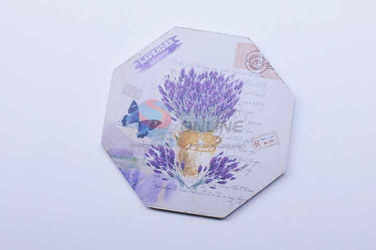 Flower Pattern Octagon Shaped Cup Mat/Cup Coaster