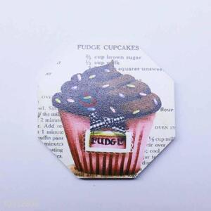 Cupcake Pattern Octagon Shaped Cup Mat/Cup Coaster