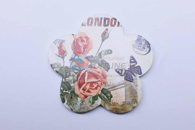 Flower Pattern Flower Shaped Cup Mat/Cup Coaster