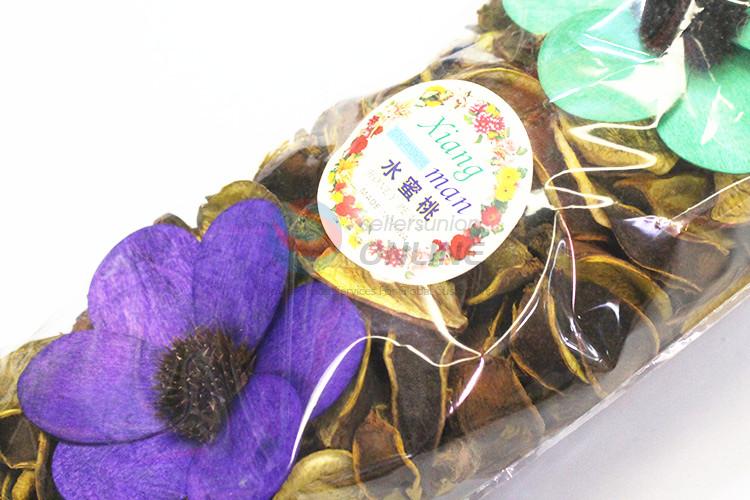 Good quality high sale dried flower sachets juicy peach essence