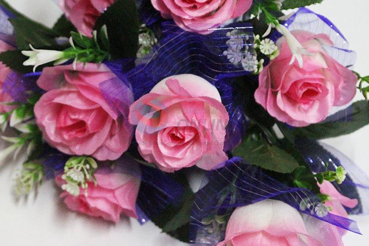 12 Pieces Pompom Wreath Decorative Valentine's day Fake Flowers