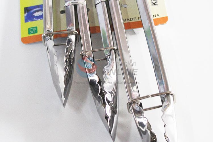 Cheap top quality best 3pcs 2pcs food tongs