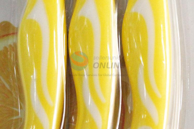 Great low price new style yellow 8pcs knifes