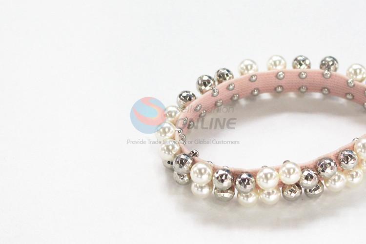 Super quality low price pearl hair ring