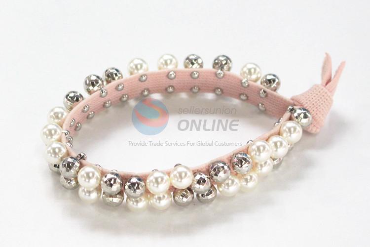 Super quality low price pearl hair ring