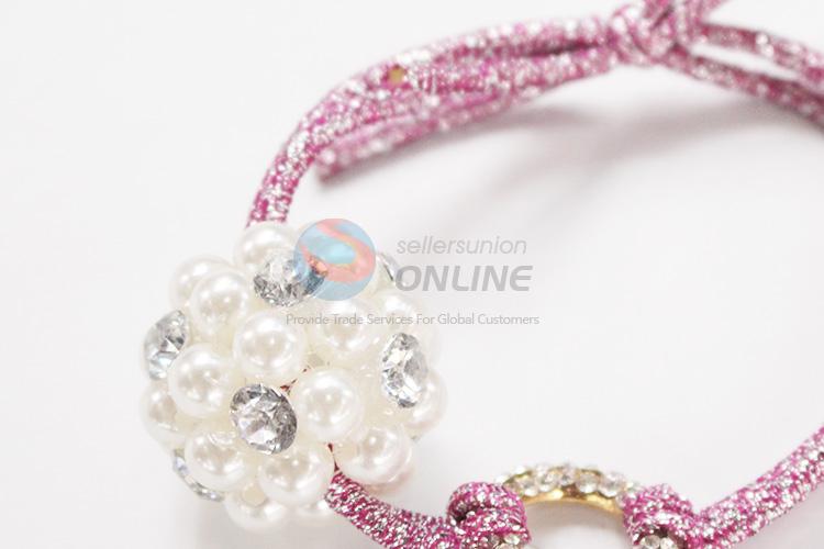 Nice popular design pearl hair ring  for promotions