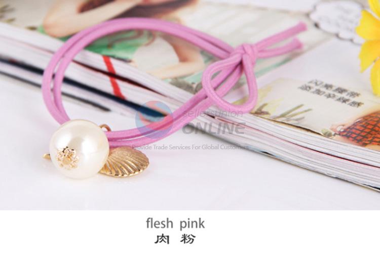 Customized cheap high quality pearl hair ring