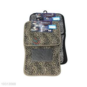 Hot Sale Leopard Print Car Mats/Non Slip Floor Mats for Sale