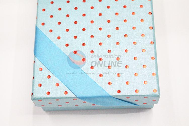 Cardboard Gift Box Sky Blue Paper Long Design Gift Box