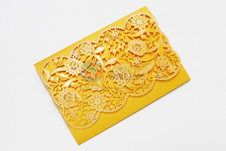 Best Selling Laser Cut Hollow Wedding Invitation Card