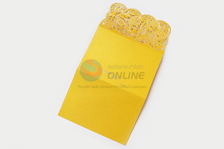 Best Selling Laser Cut Hollow Wedding Invitation Card