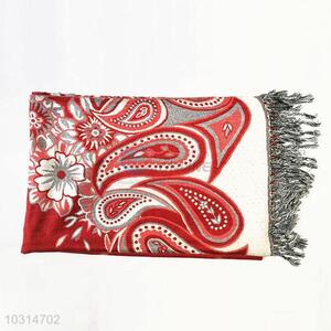 Soft 100% Cotton Jacquard Scarf for Fashion Women