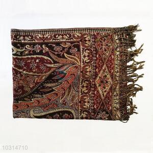 Newly Vintage Pattern Polyester Jacquard Scarf