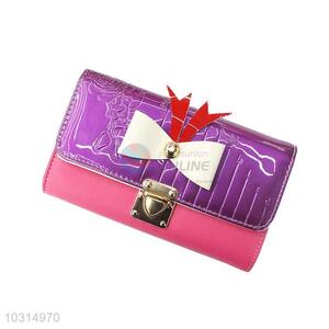 Customized Purse/Wallet With Bowknot