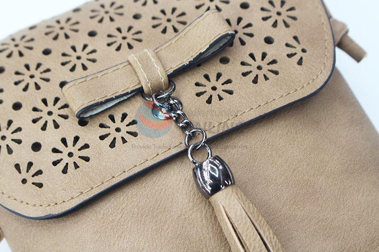 PU Crossbody Bag With Tassels