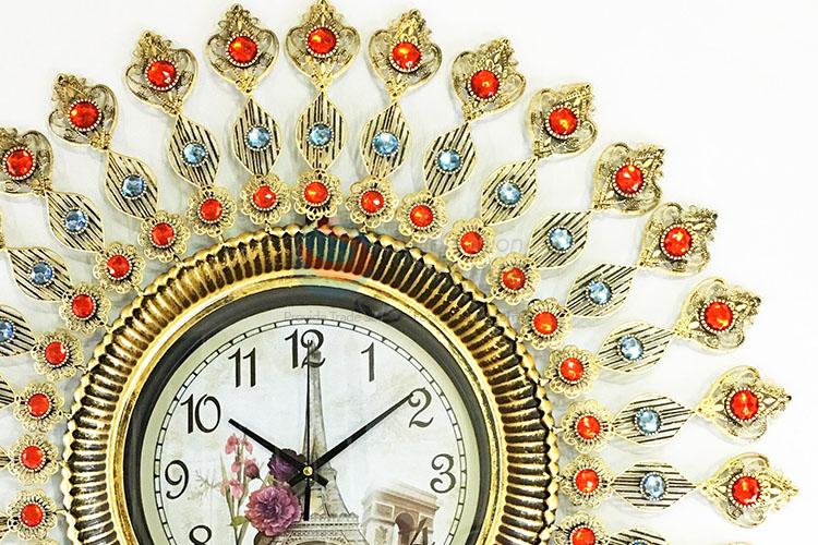 Wholesale cheap new metal art lagre wall clock