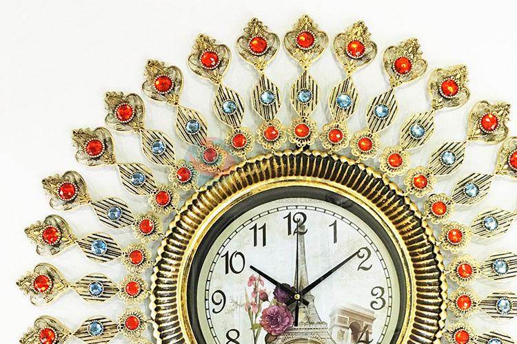 Wholesale cheap new metal art lagre wall clock