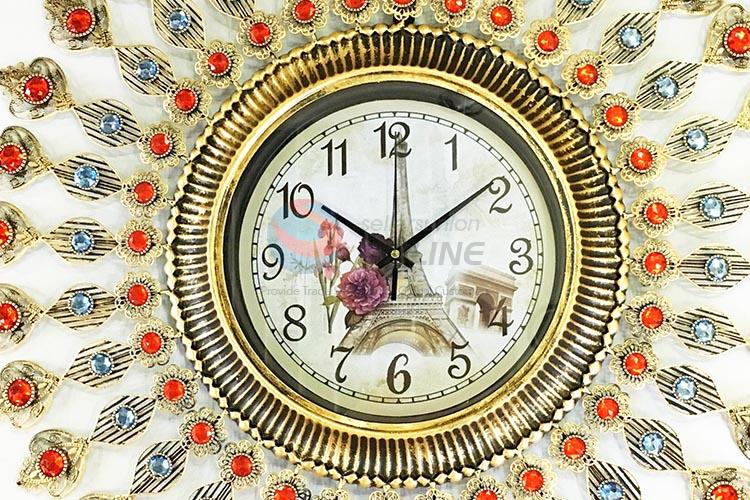 Wholesale cheap new metal art lagre wall clock