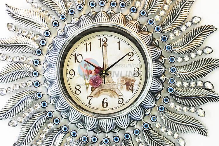 Factory promotional price metal art lagre wall clock