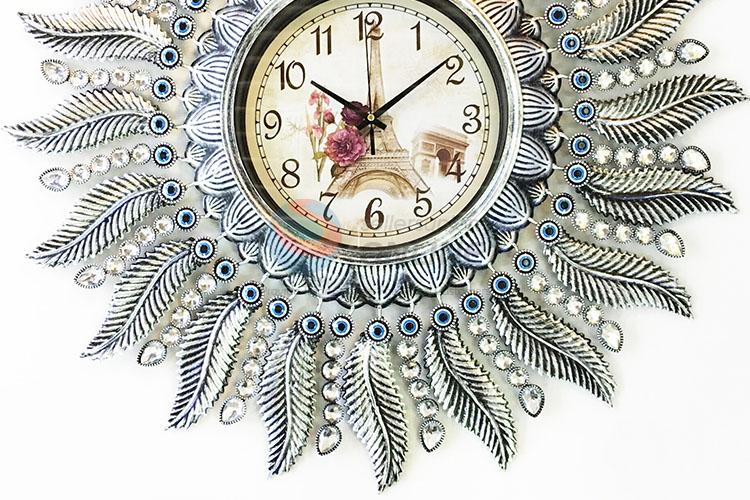 Factory promotional price metal art lagre wall clock