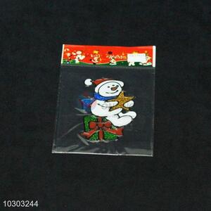 Snowman Shaped Self-adhesive Window Sticker,Laber Sticker