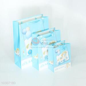 Blue Color Paper Gift Bag