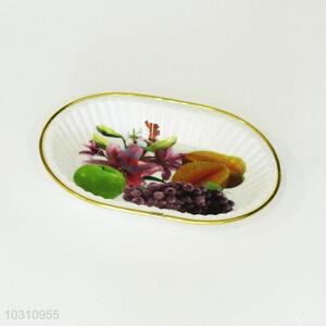 High sales best cool oval shape fruit plate