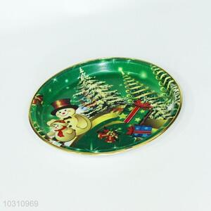 Cute Best New Style Popular Christmas Plastic Plate