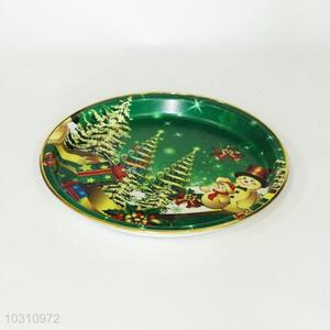 China Factory Price Best Fashion Christmas Plastic Plate