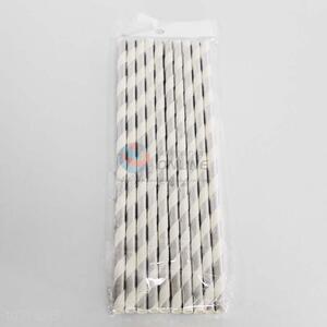 Wholesale 10 Pieces Disposable Straw Paper Straw