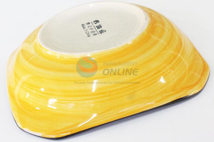 Creative Design Ceramic Plate Colorful Dinner Dish