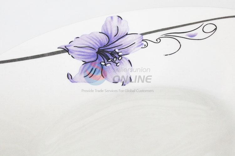 Wholesale Fashion Tableware Ceramic Plate Round Dish