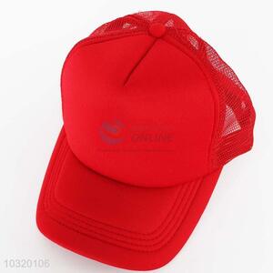 ALL Red Color Half Mesh Baseball Cap