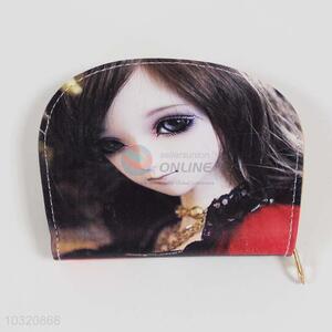 Fashion high quality girl printed coin purse coin bag