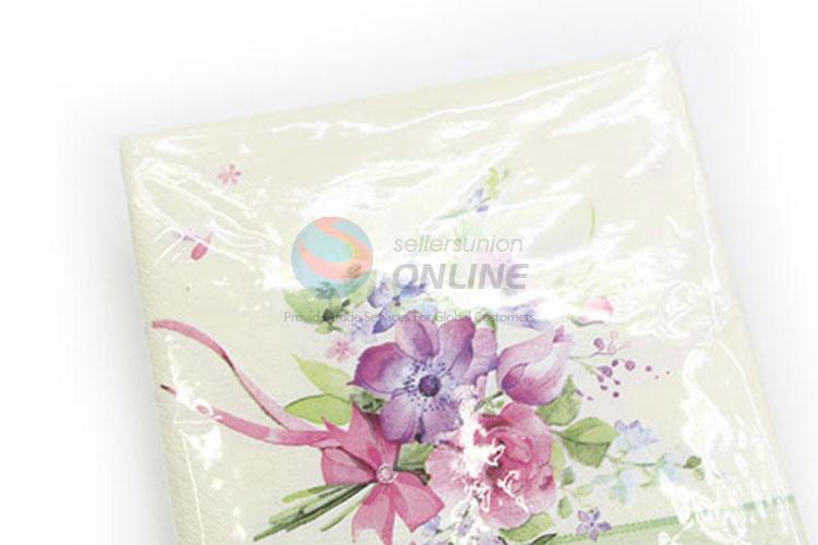 Hot Selling Print Flower Party Paper Napkin