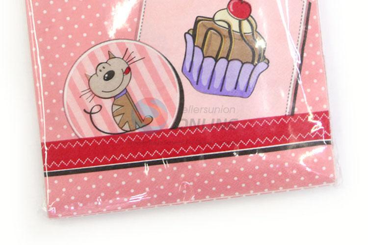 Promotional Wholesale Happy Birthday Party Napkin Paper