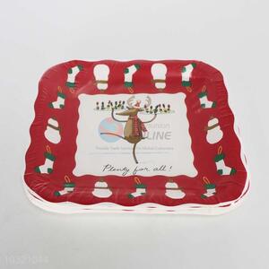 Competitive Price 20pcs Christmas Design Paper Plate for Sale