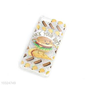 Cute Hamburger Printed Mobile Phone Shell for Sale